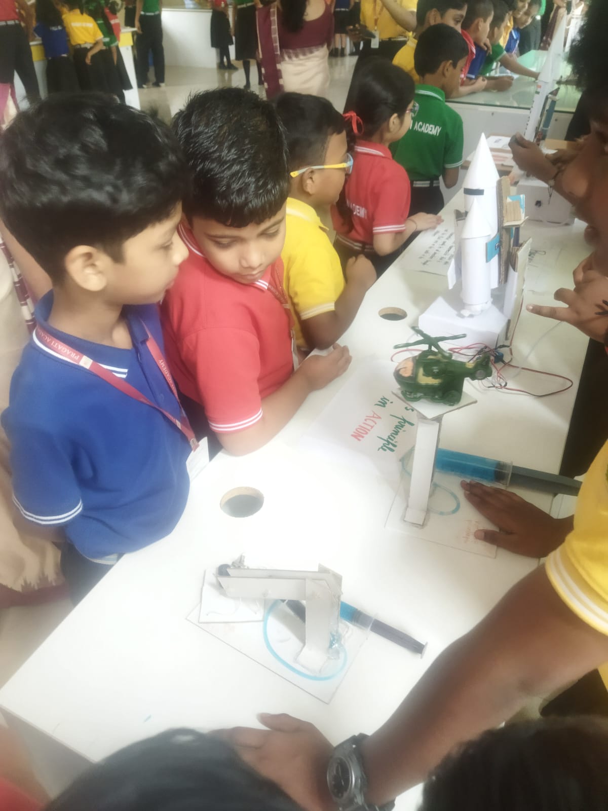 Students learning at Pragati